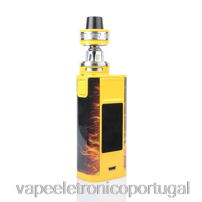 Vape Eletrônico Joyetech Cuboid Tap 228w Tc Starter Kit Amarelo